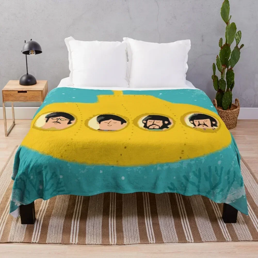 

Yellow Throw Blanket Luxurious Soft Blanket Holiday Gift for Family