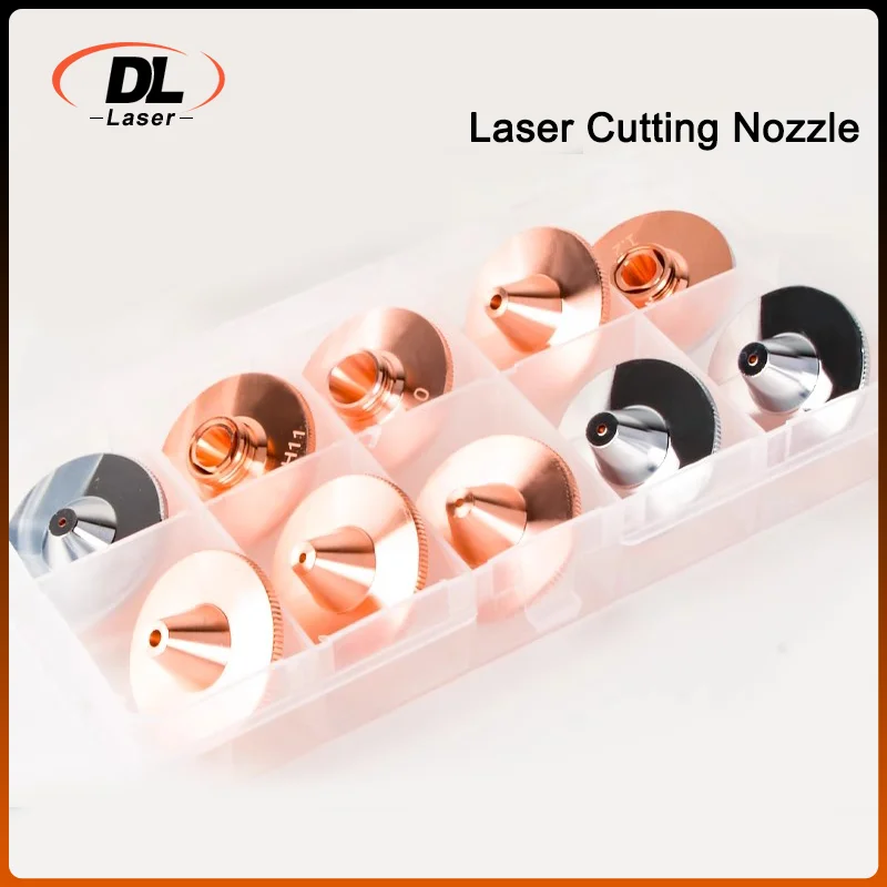 DL Type C Laser Nozzles Single Layer Chrome-Plating Double Layers Caliber 0.8-4.5 D28 H11 H15 M11 for Cutting Head