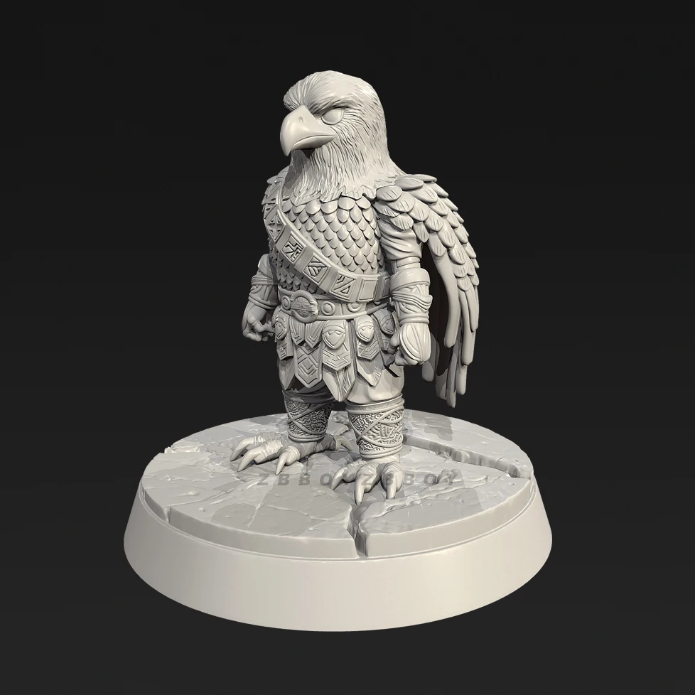 The height of man 38mm 50mm Resin model kits colorless and self-assembled（3D Printing ）TD-7633/3D