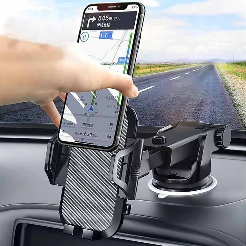 360° Rotation Phone Holder for Car Quick Release Adjustable Car Phone Mount Dashboard Car Phone Holder