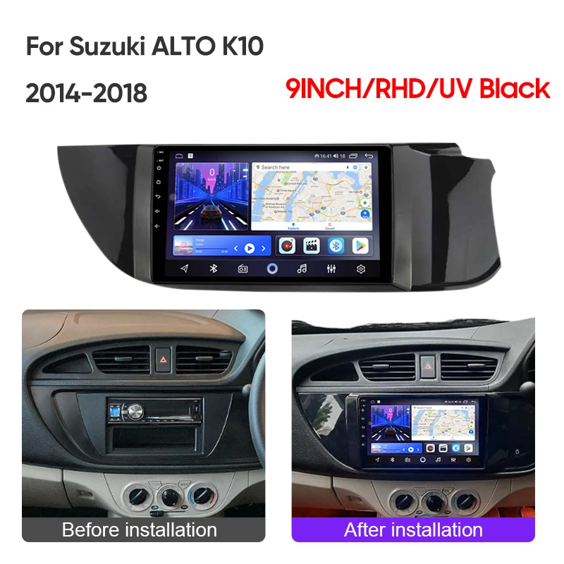 MAMSM Car Radio For Suzuki ALTO K10 2015 2016-2018 RHD Android 13