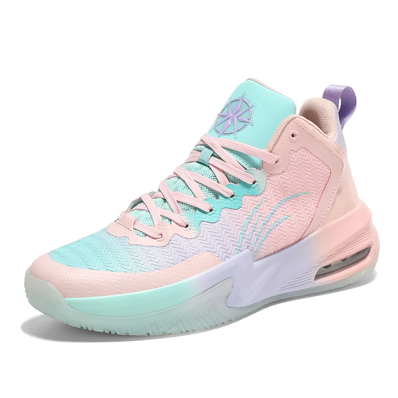 

New lightweight, highly elastic, high-quality training basketball shoes, specially designed for competitive basketball. Excellen