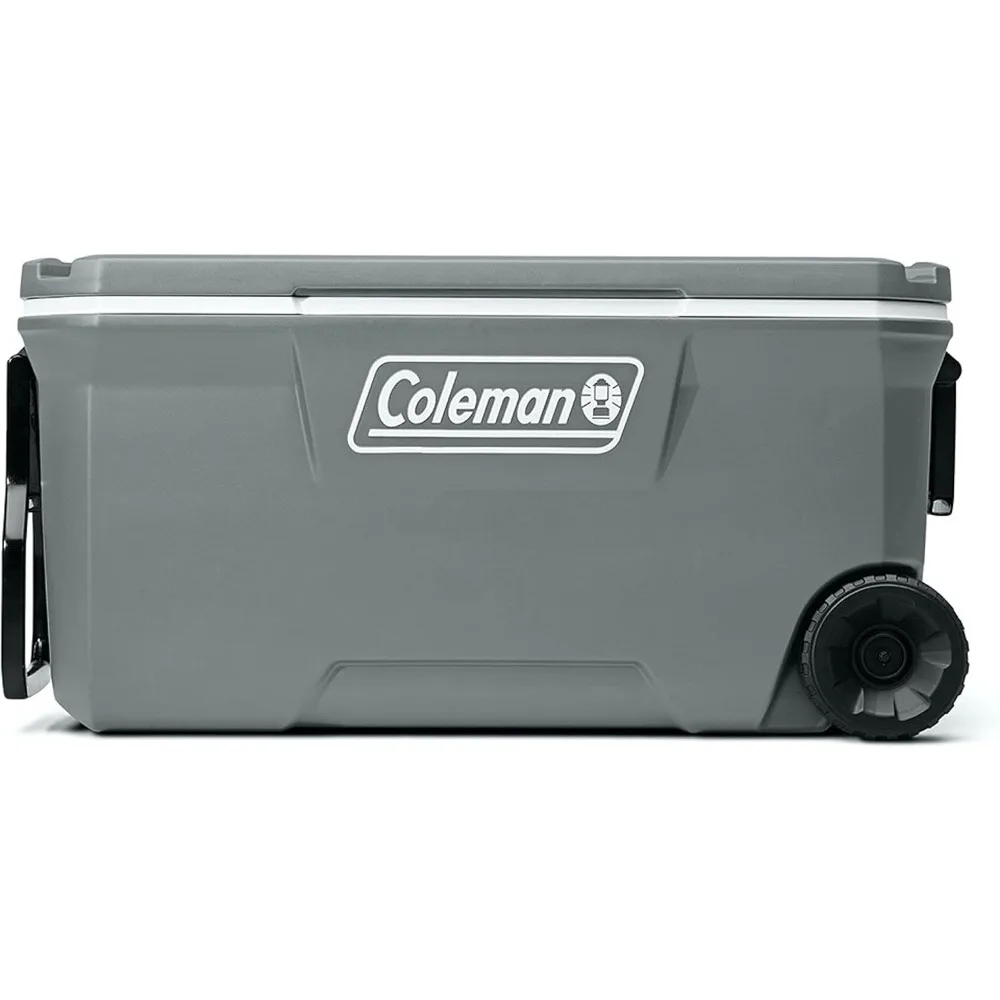 

316 Series Insulated Portable Cooler with Heavy Duty Wheels, Leak-Proof Wheeled Cooler with 100+ Can Capacity