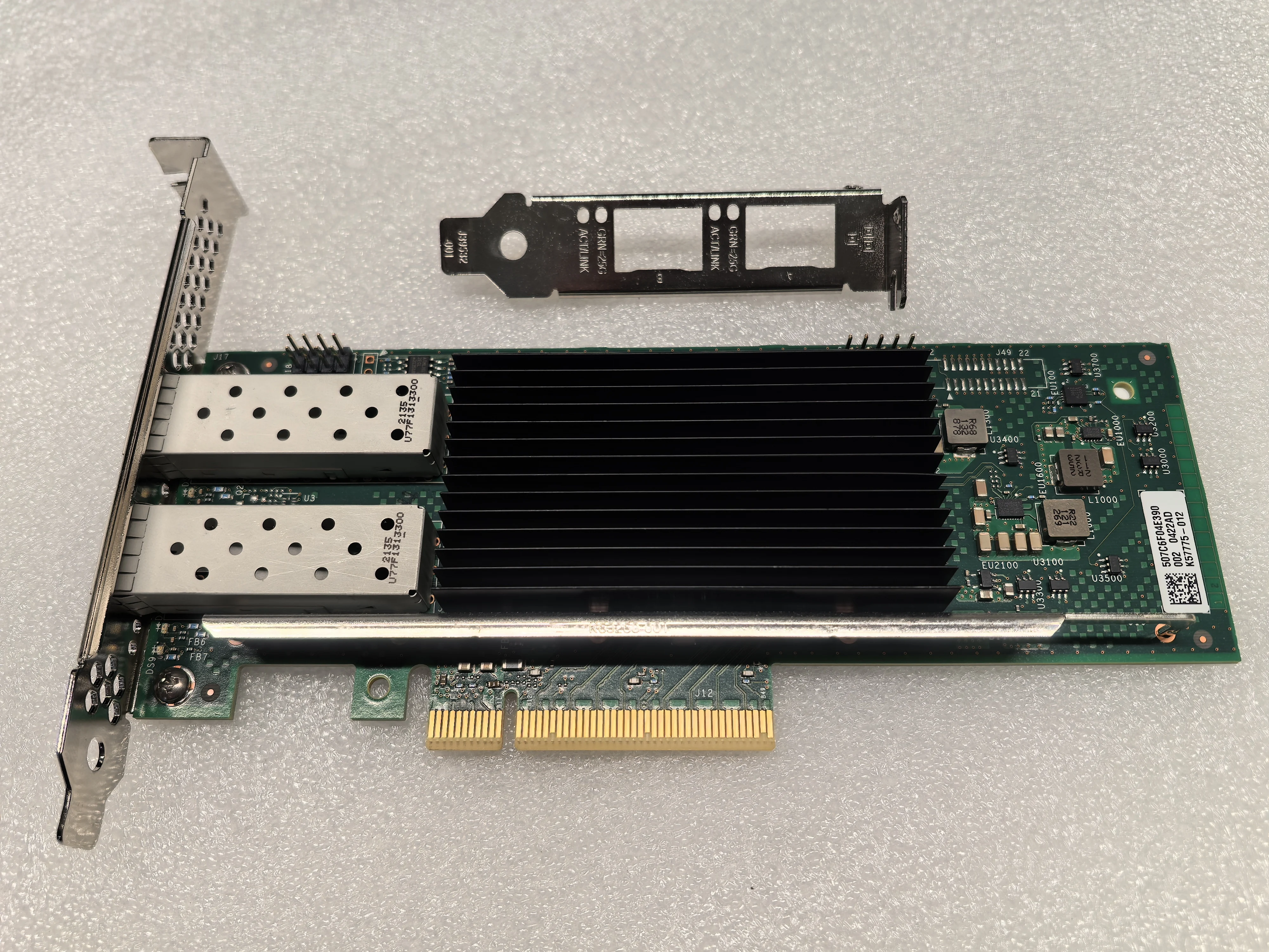E810-XXVDA2 25G Dual-Port 10Gb Fiber Network Card