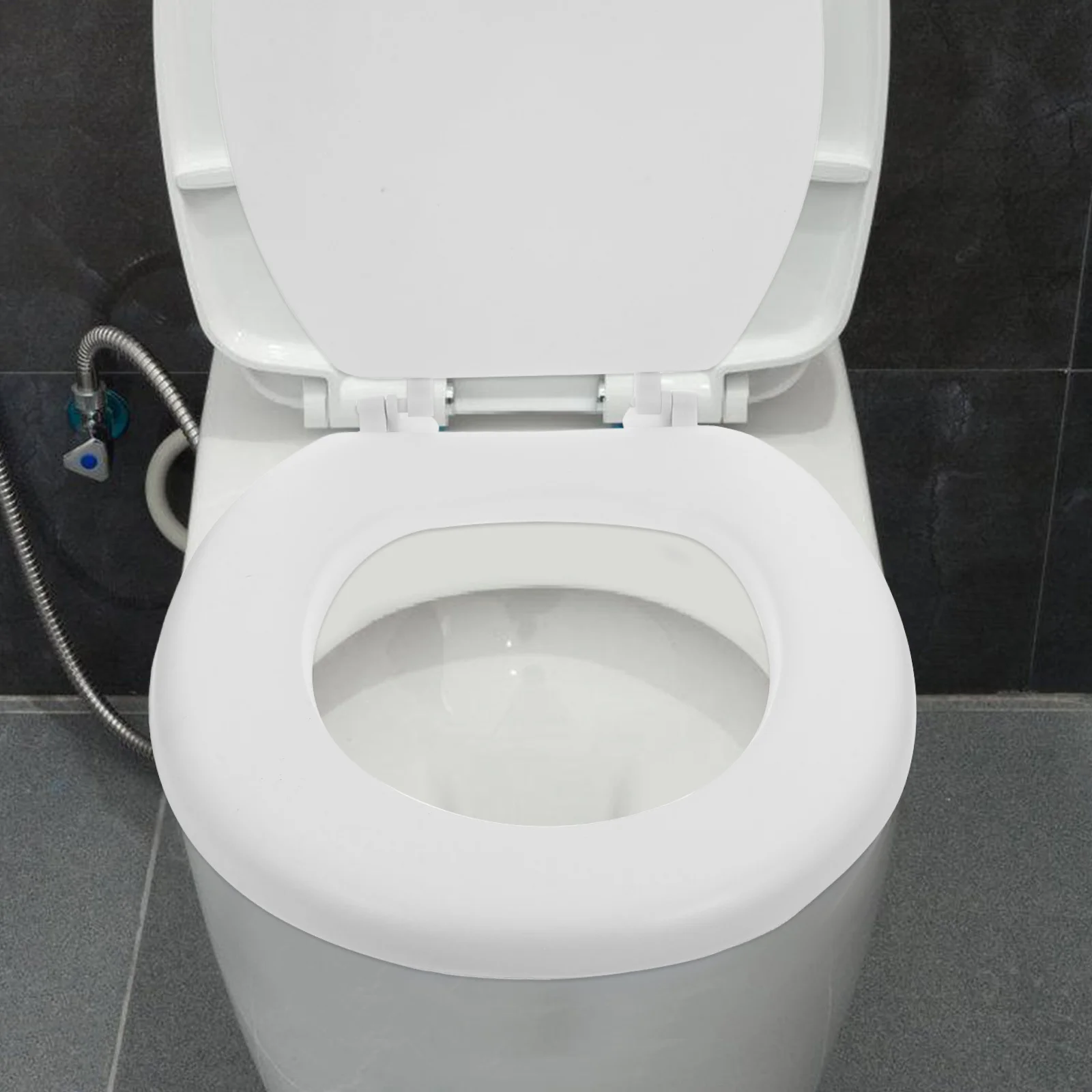 

Comfortable Foam Toilet Seat Soft Cushion Elongated Easy to Clean Padded Bathroom Accessory Foam Toilet Seat Toilets