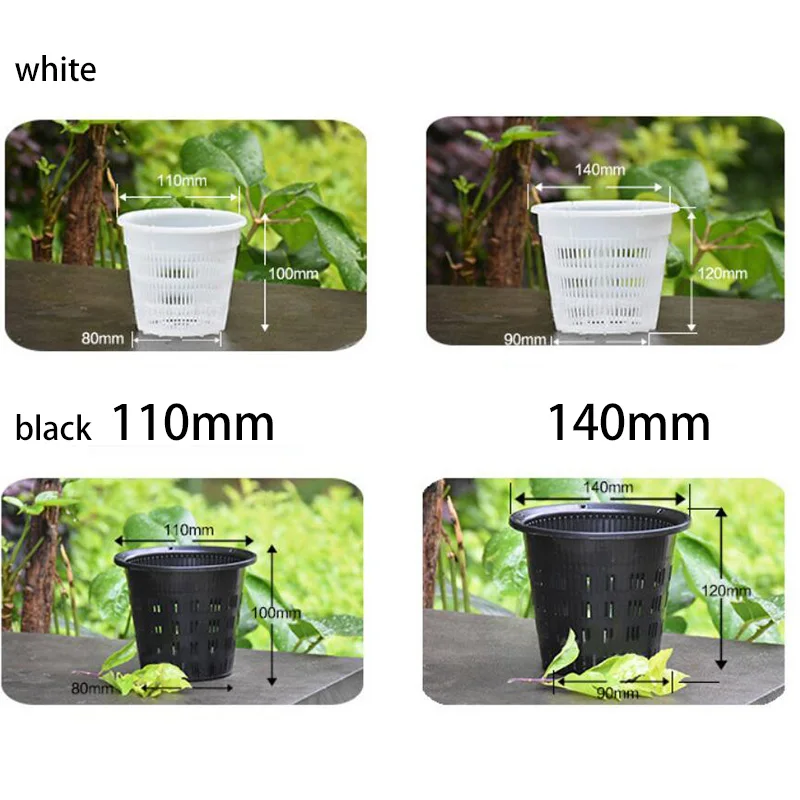 Mesh Pot Kunststoff Klar Orchidee Blume Container Pflanzer Hause Garten Dekoration F1