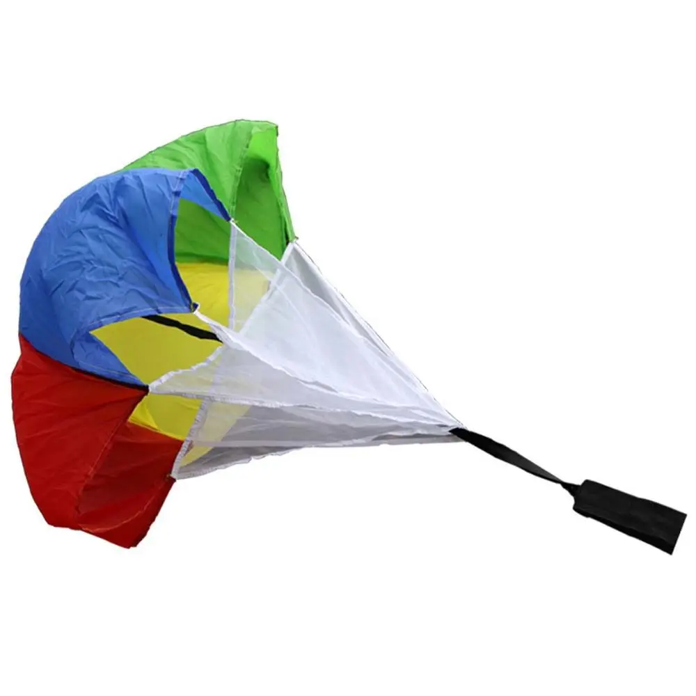 Children Kids Resistance Outdoor Sport Fitness Running Training Parachute Umbrella Drag Drills Umbrella Physical Speed Training