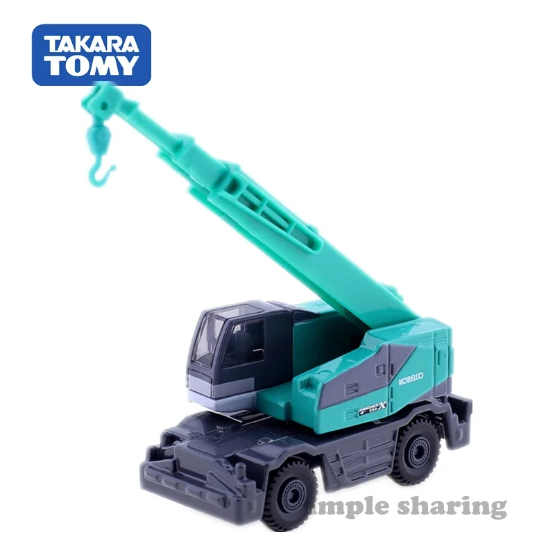 Takara Tomy Tomica No.73 Kobelco Rough Terrain Crane Panther X 250 Skala 1/116 Samochód Zabawki dla dzieci Pojazd silnikowy Odlewany metal Model