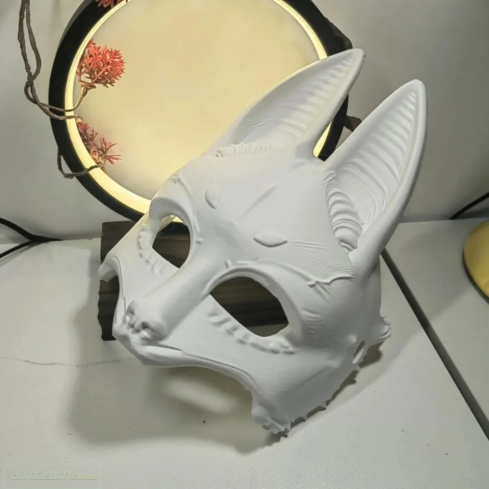 

Полулицевая маска лисы для косплея унисекс, 3D-печать, реквизит для Хэллоуина, игра SILENT, HILL F, Shimizu, Хинако, для взрослых