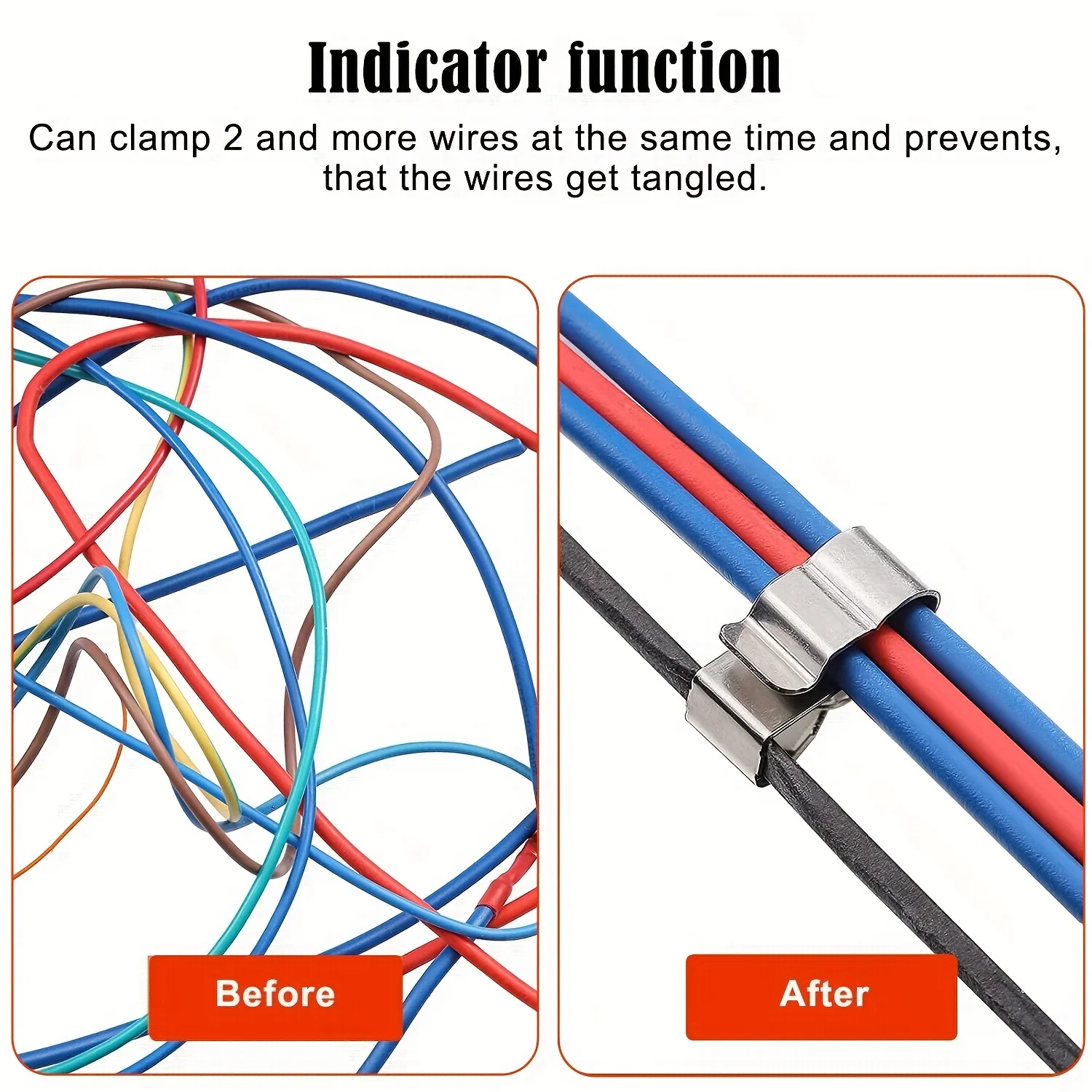 Trailer Frame Wire Clips Stainless Steels Trailer Wiring Cable Clips Replacement Parts For solar panel Boat Trailer Fishing Boat