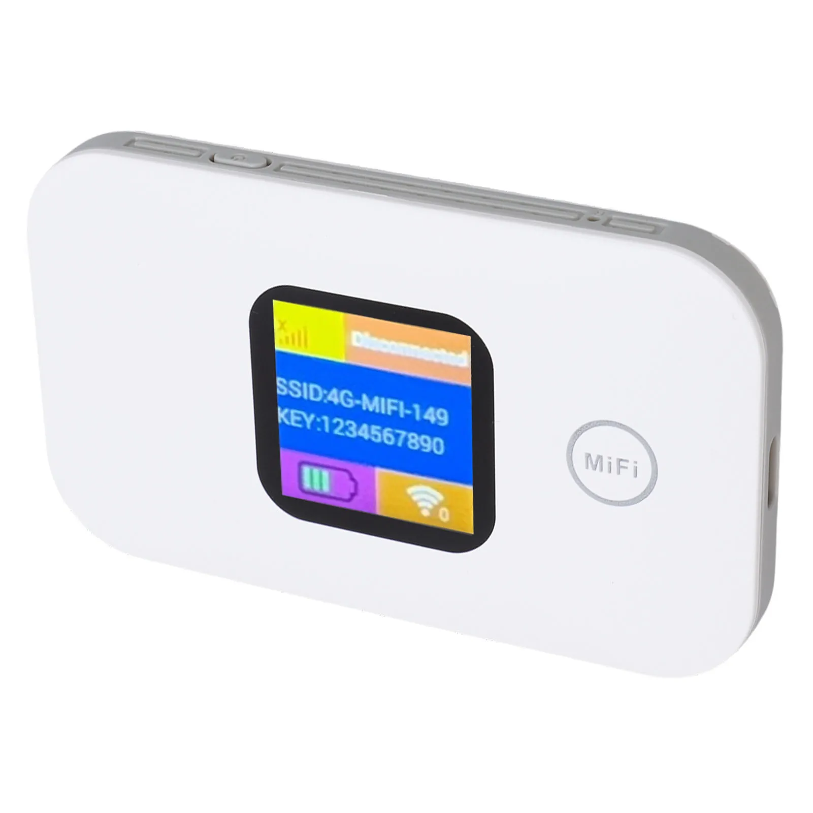 4G Mobile Hotspot Portable LED Display 300Mbps SIM Slot Connect Up to 10 Devices Portable WiFi Hotspot for Travel Camping