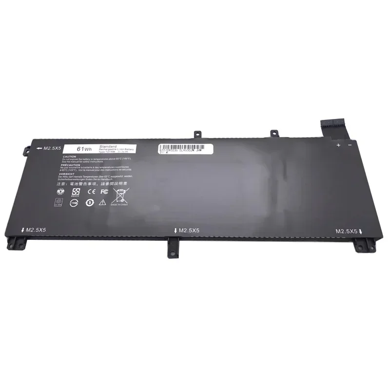 2024 New TOTRM  T0TRM  Battery For  XPS 15 9530 Precision M3800 With 2.5