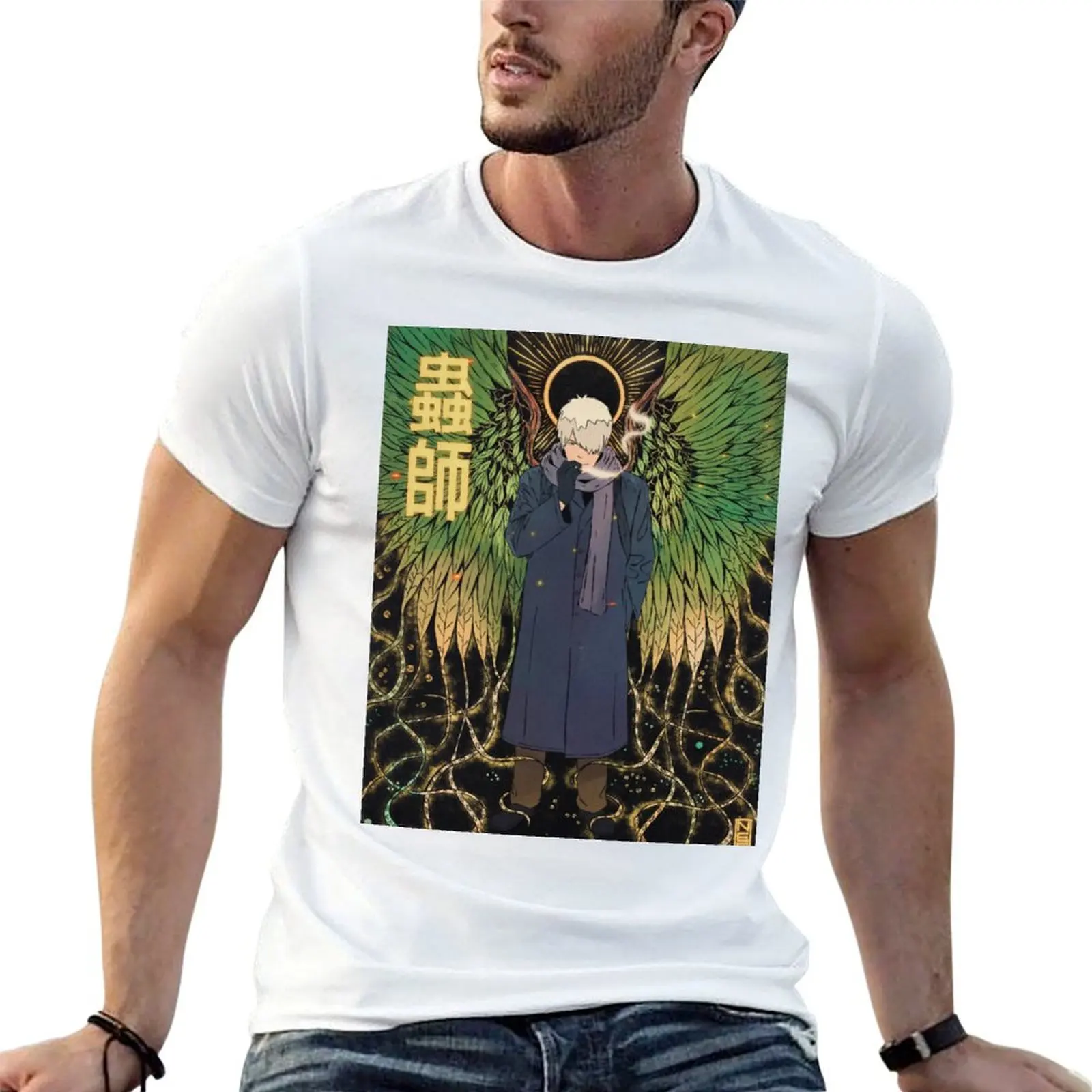 

t high man t - funny ginko shirts man quality mushishi brand shirts T-Shirt luxury