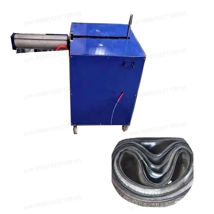 

Tire Tread Unpacking Recycling Machine Scrap Rubber Tyre Tripling Bundling Baler Machine