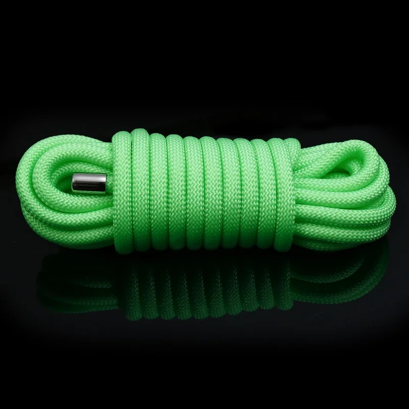 5m 10m Sexy Luminous Binding Rope Restraint Handcuffs for Couple Bdsm Slave Body Bondage Shibari Flirting Erotic Accessories