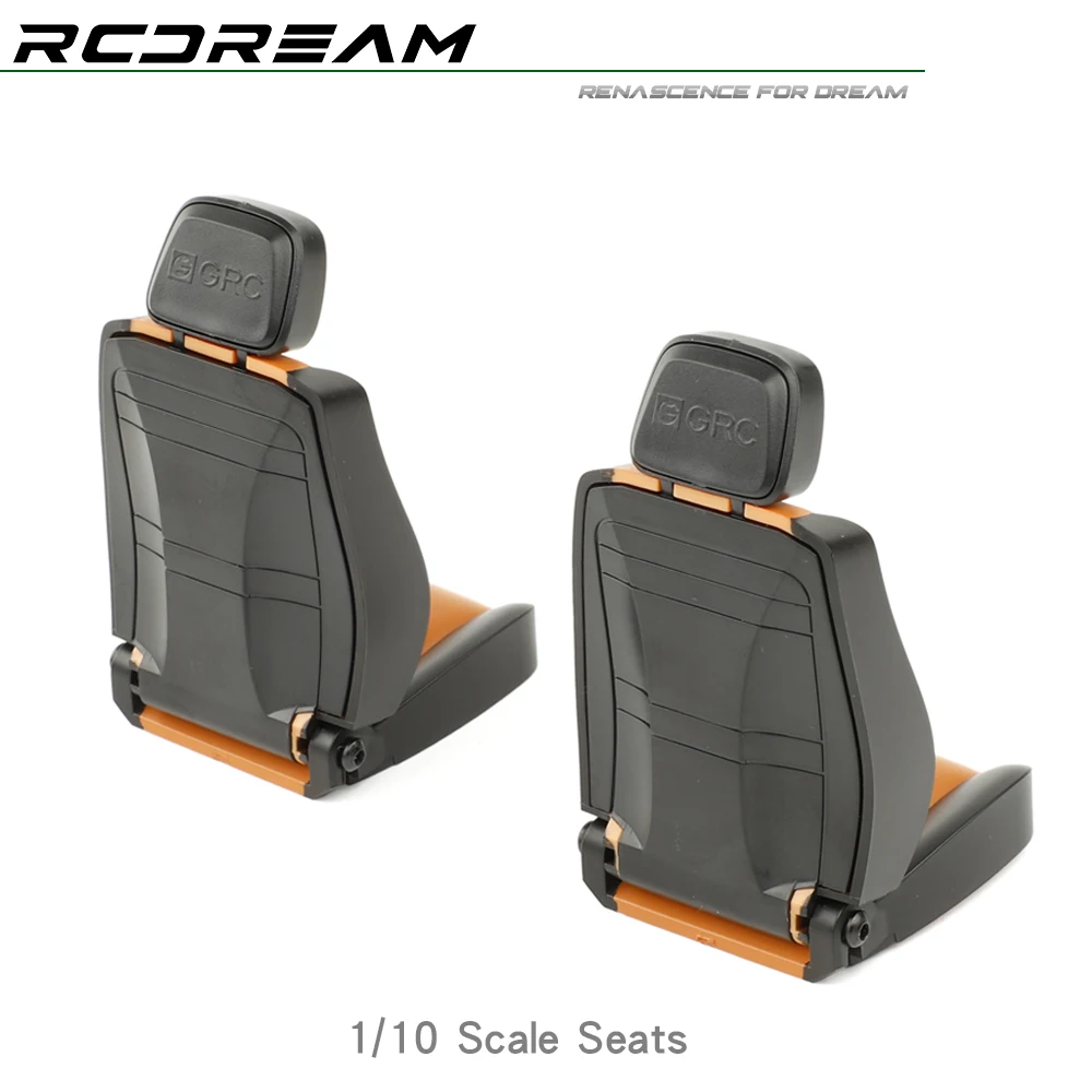 Rcdream Simulated Interior Seats For 1/10 Rc Crawler Traxxas Trx4 Trx6 Axial Scx10 Ii 90046/47 Yikong Rgt Redcat Rc Car Part