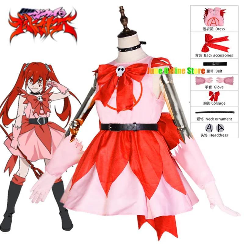 Anarchy Cosplay Anime Mahou Shoujo Magical Destroyers Cosplay Costume Girls Dress Halloween Party Suit for Women