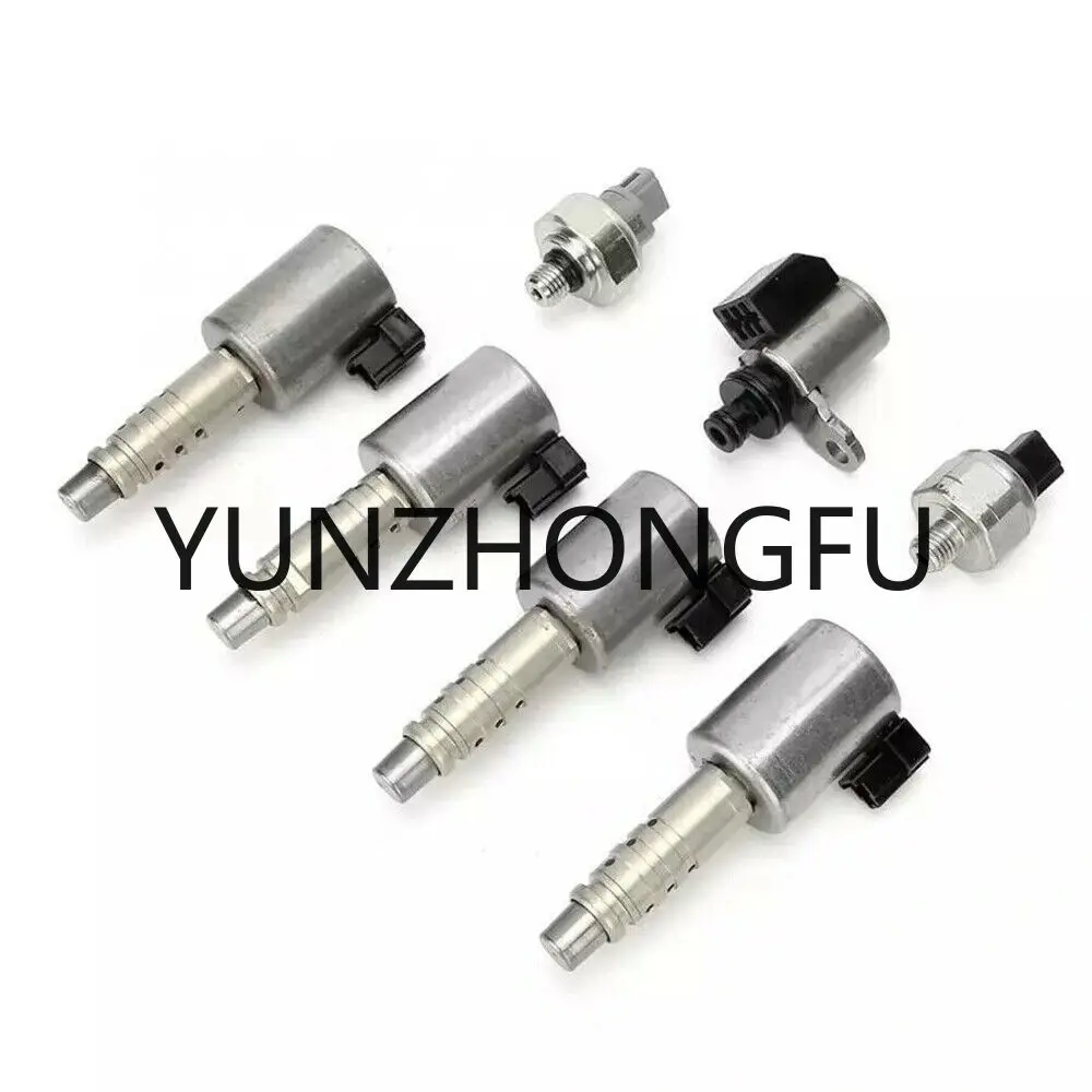 Auto Transmission System 7PCS RE0F10D CVT8 Transmission Solenoid Kit Sensor JF016E JF017E For Nissan