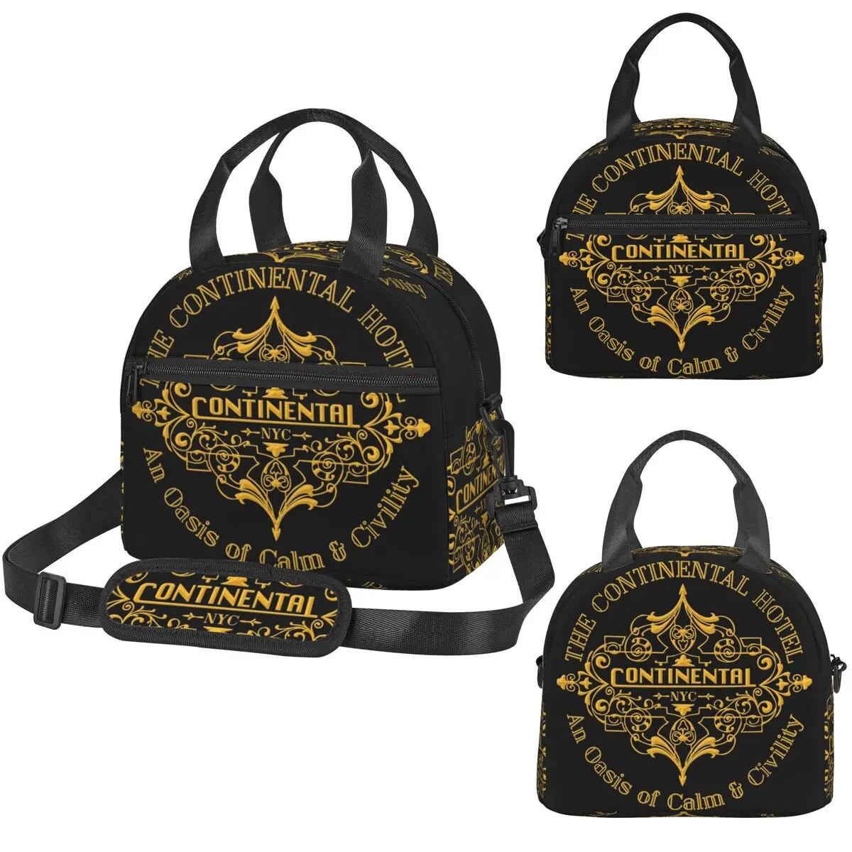 

Термосумка для обедов Continental Hotel для женщин, портативный термоконтейнер для офиса, переносная сумка-холодильник для ланчей