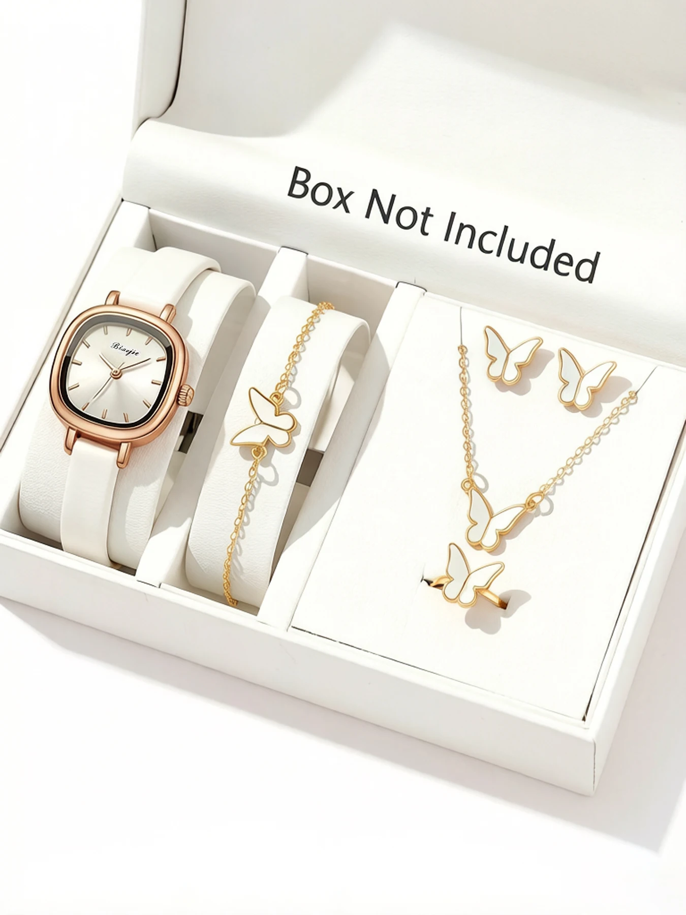 6-piece female student ins style design exquisite retro art simple temperament high beauty watch set