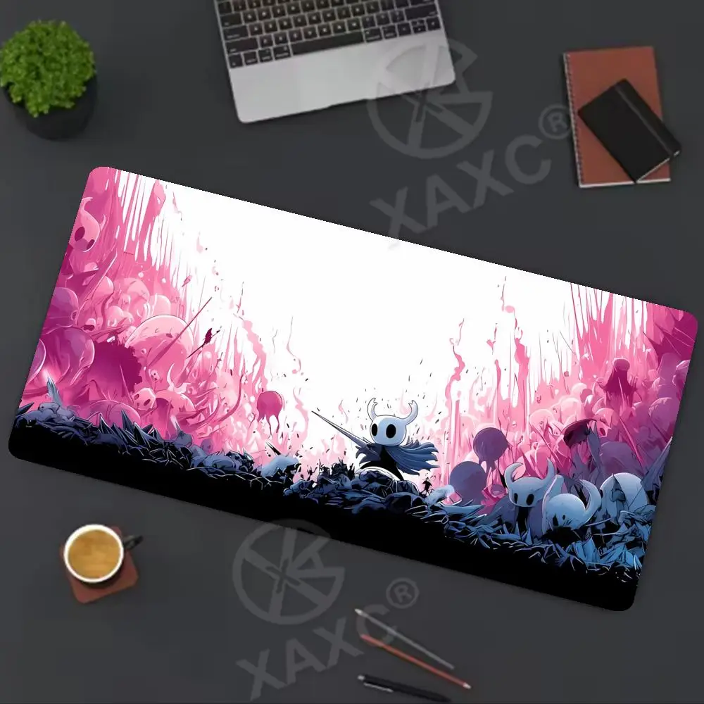

Коврик для мыши с HD-печатью Cool Hollow Knight Silksong, большой настольный коврик для компьютера, XXL, для геймеров XAXC