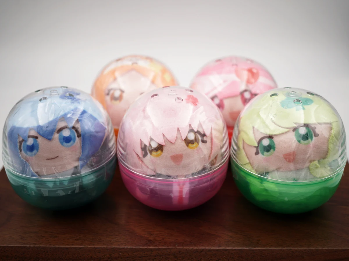Shugo Chara Anime Hinamori Amu Ran Suu Daiya Original Cute Capsule Keychain