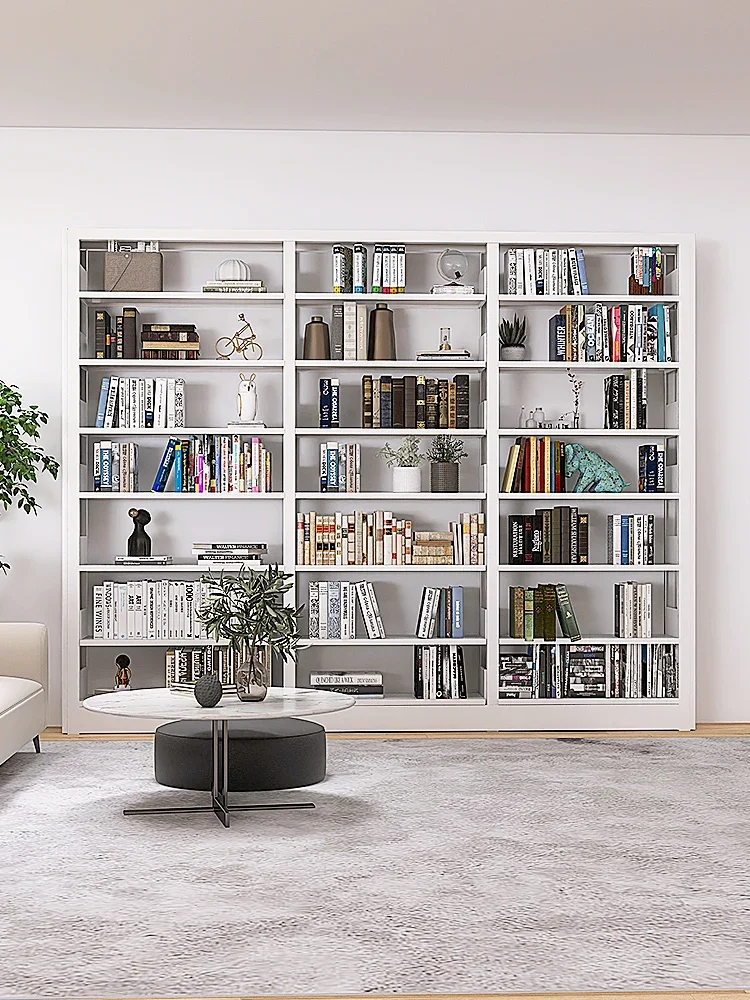 Home Library Bookshelf Steel Iron Floor Shelves Bookshelves Children\'s Bookcase Living Room Modern Simple Multi-functional