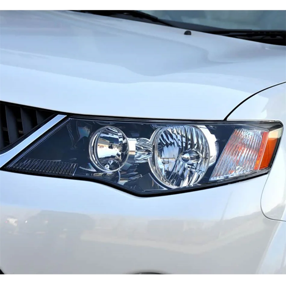 For Mitsubishi Outlander EX 2007 2008 2009 Auto Accessory Lampshade Head Lamp Cover Car Front Headlight Lens Cover Lights Shell