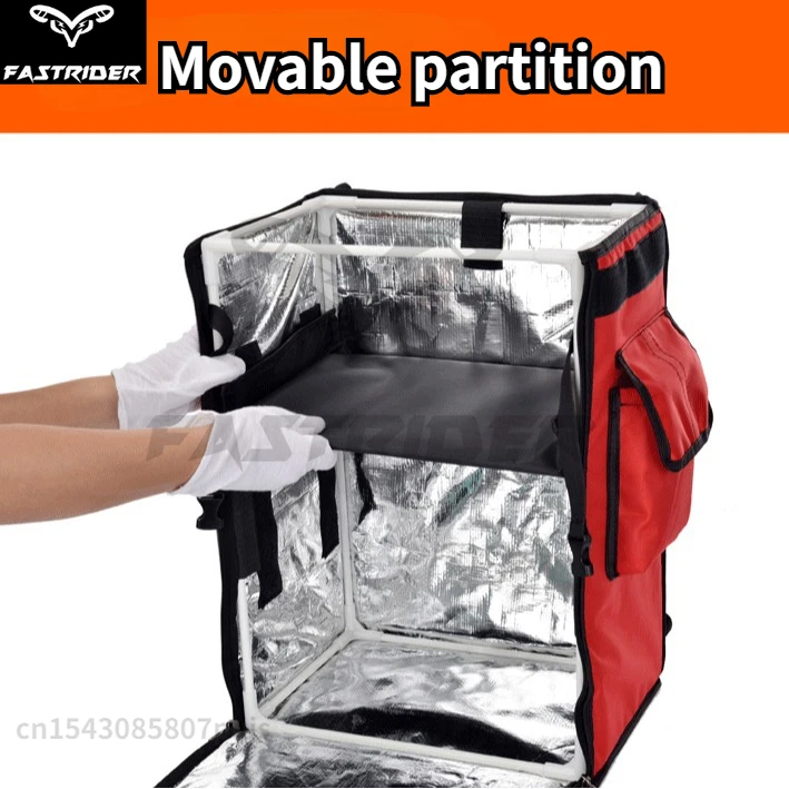 Portable Food Delivery Backpack Reusable Refrigerator Box Fresh Keeping Thermal Food Storage Cooler Bag for Home Travel Picnic