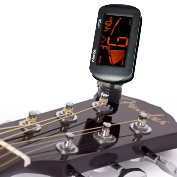 

Musedo T-27 Electric Acoustic Guitar Tuner Digital LCD Clip-On Chromatic Guitar Bass Ukulele Violin Tuner - Fast Tuning 4.8