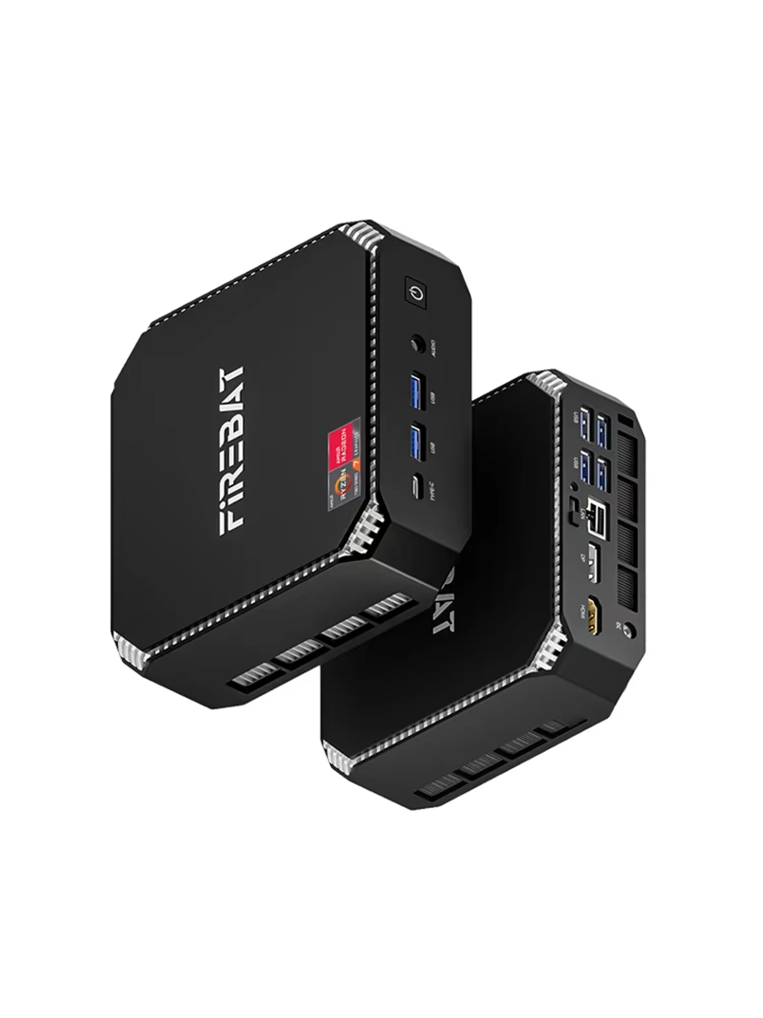FIREBAT MINI PC A6 AMD Ryzen 7 7735HS DDR5 16 GB RAM 512 GB SSD Windows 11 Tragbarer Desktop-MINI-PC Gaming-Computer WIFI6 BT5.2