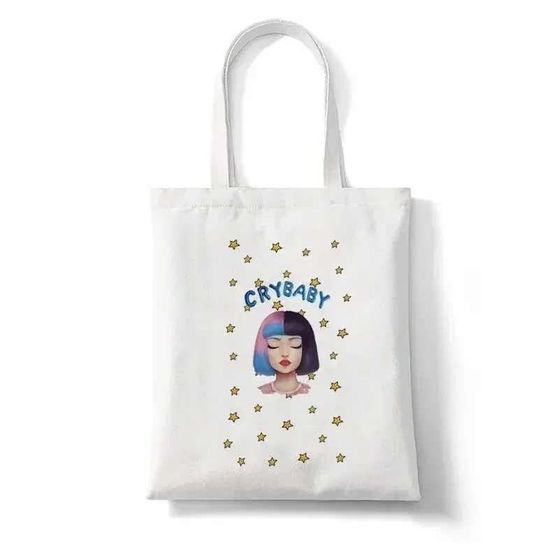 Melanie Martinez Shopping Bag Graphic Tote Handbag Fashion Vintage Harajuku Shopper Bag Women Large-capacity Female Shoulder Bag