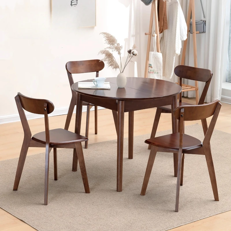 

Extension Modern Dining Table Waterproof Design Living Round Dining Table Kitchen Vase Set Sala Da Pranzo Home Furniture