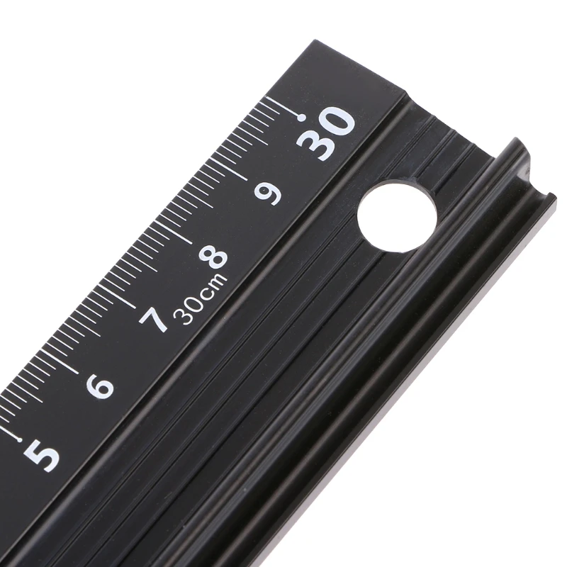 Aluminum Alloy Straight Ruler Multifunctional for Protection Anti Slip Drawing T Dropship