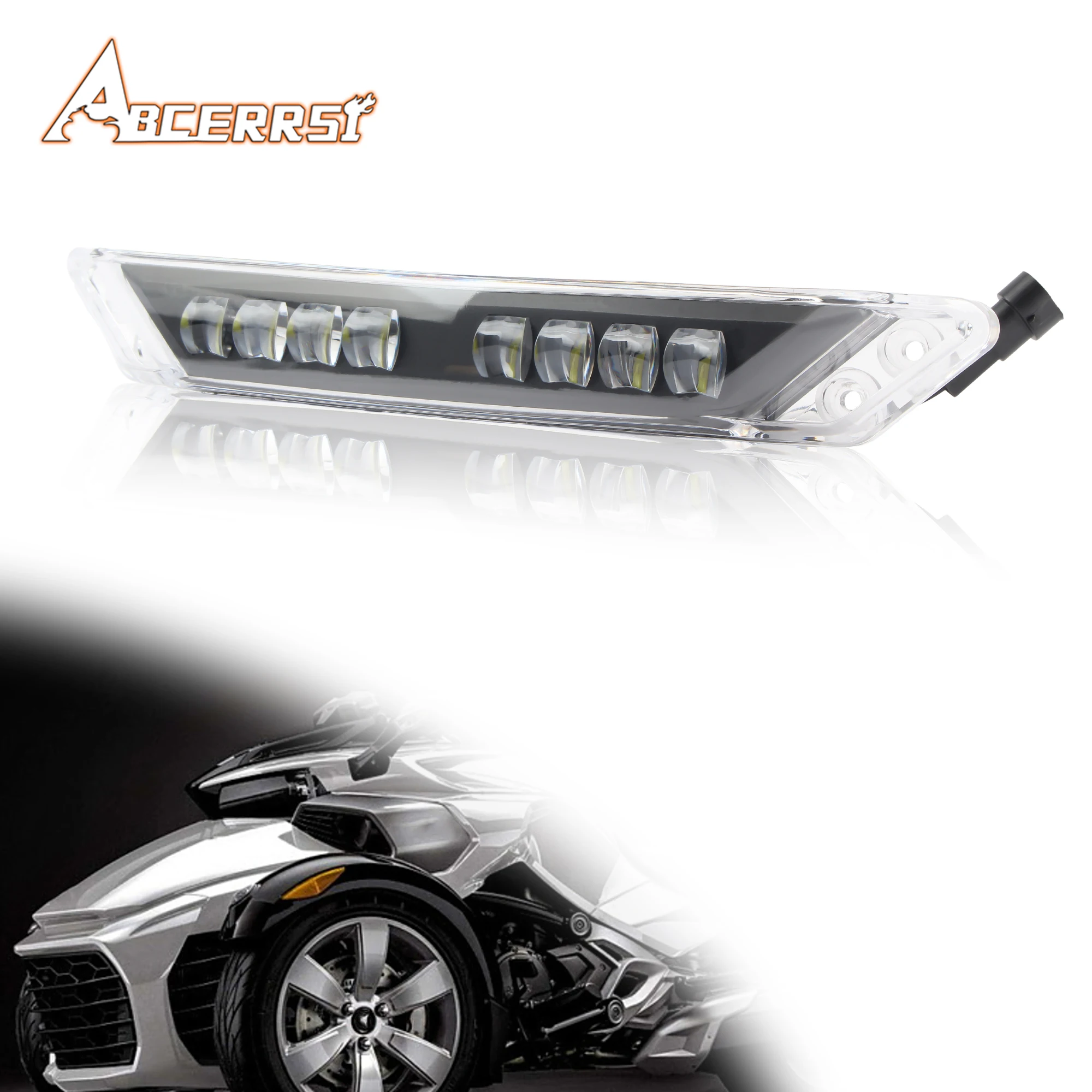 

ATV UTV for Can-Am Spyder RT 2020 2021 2022 LED Daytime Running Light Front Bumper Auxiliary Light Bar Motorbike Motocross Parts