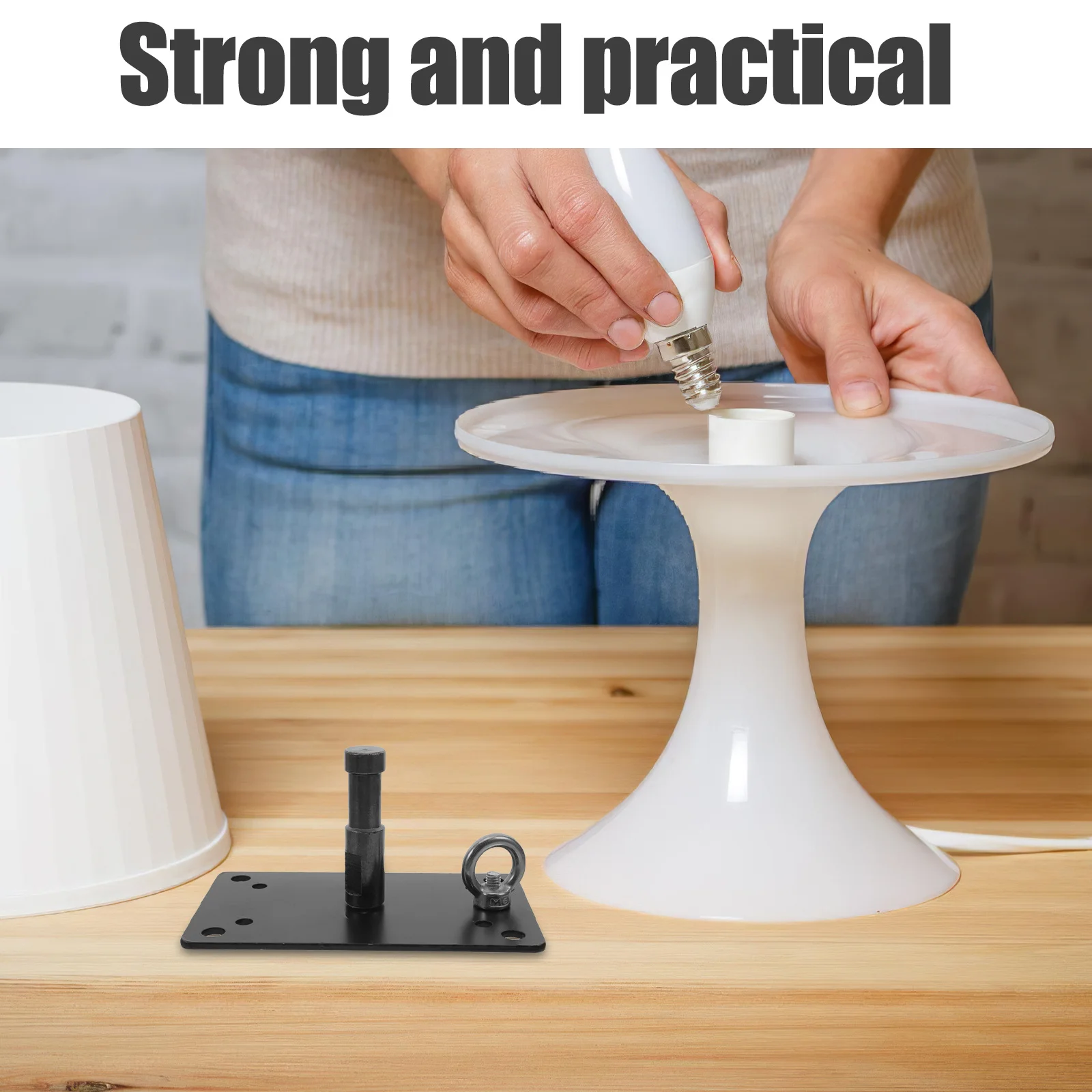 

Softbox Wall Plate For Lighting Equipment Ceiling Mount Stainless Steel Light Mounting Bracket Studio Home Use