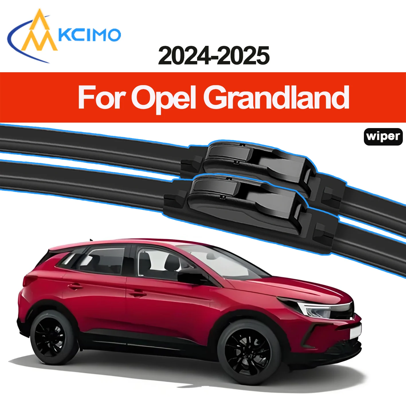 

KCIMO 2PCS New Front Windshield Wiper Blade for Opel Grandland 2024-2025 Front Windshield Auto Wipers Blade Accessories 2025