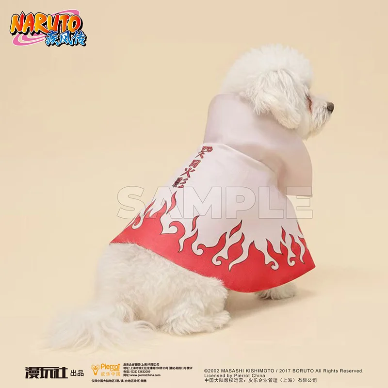 NARUTO Minato Akatsuki China autorización oficial Cosplay mascotas gorra disfraz capa