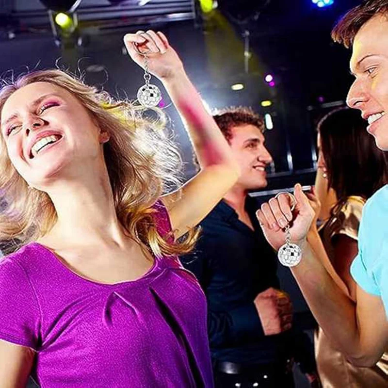 Брелок для ключей в виде диско-мяча, 72 шт.