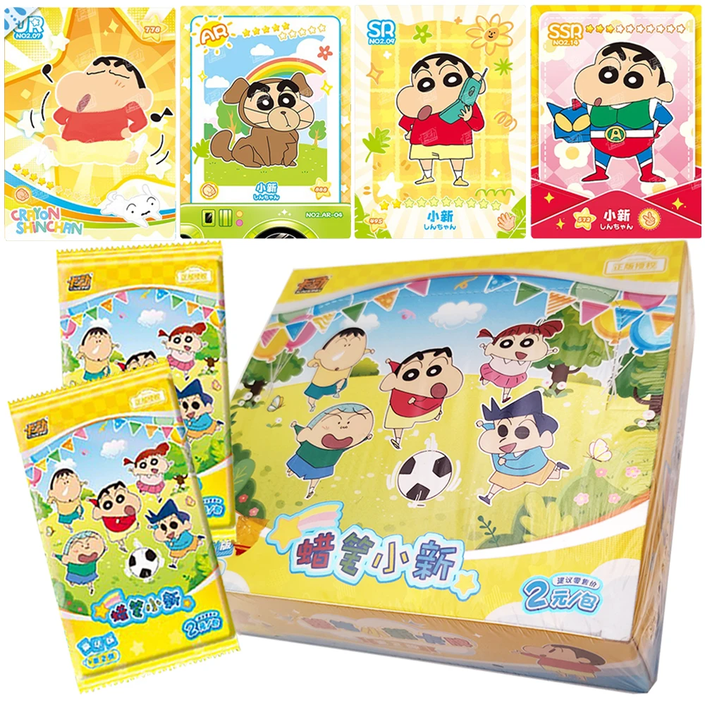 Carte de collection officielle Crayon Shin Chan, carte de puzzle créative Nohara Shinnosuke, jouets de bureau, cadeau surprise pour enfants