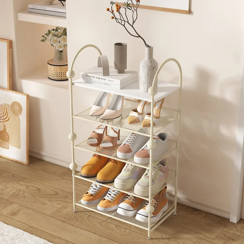 Nordic Nordic creative Nordic style shoe rack, multi-layer hollow shoe organizer, stable and practical home furniture