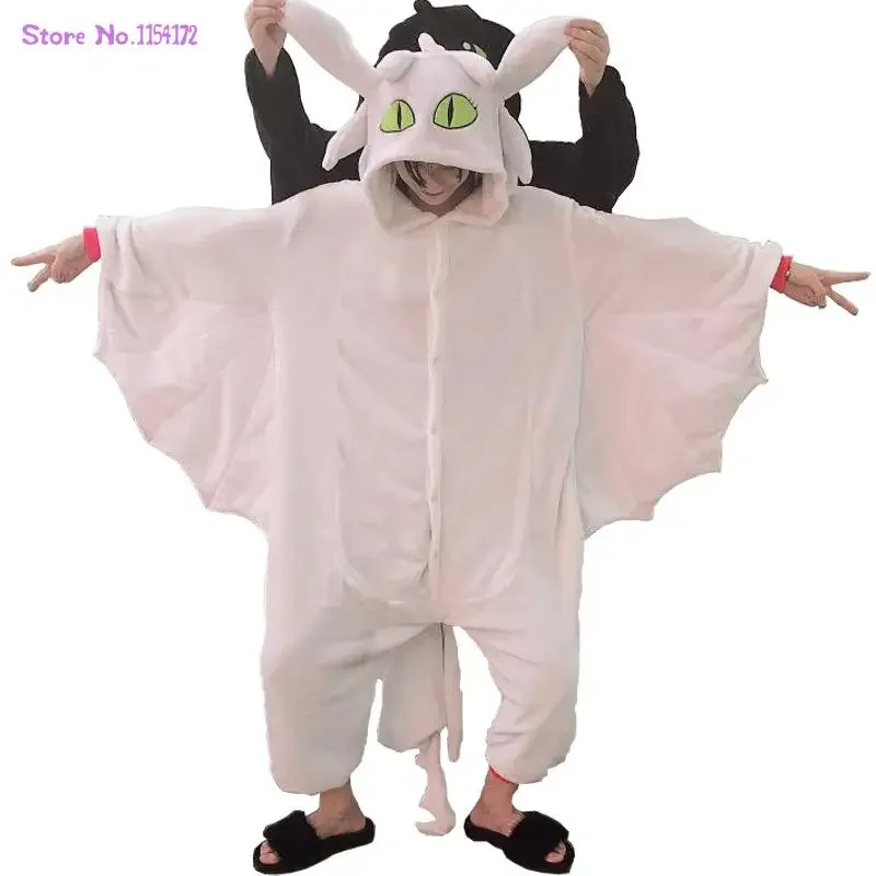 Dinosaur Kigurumi Oneises Pajam Anime Night evil Toothless Cosplay Costume Jumpsuit Pajamas Funny Dragon Animal Carnival Dragon