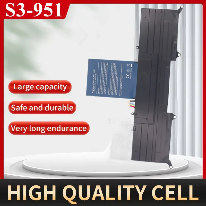

AP11D3F AP11D4F Laptop Battery For Acer Aspire S3 Series S3-951 S3-951-6464 MS2346 3ICP5/65/88 3ICP5/67/90