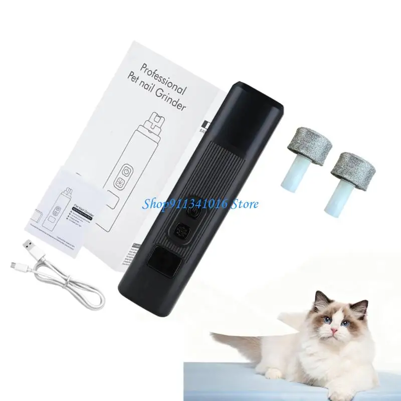 Salon Level Precisions Grinders for Sensitive Pet Low Noise Powerful Grinding Rechargeable Portable Comfortable Grooming