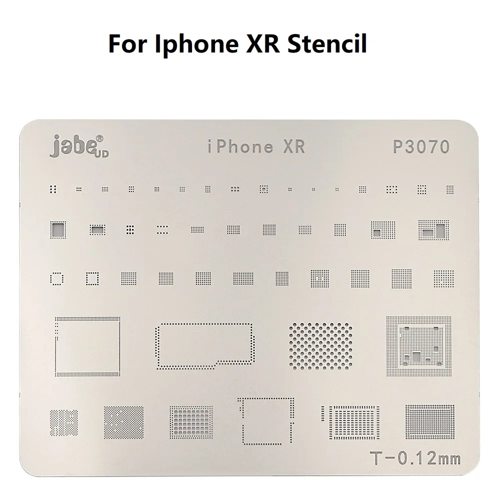 For Iphone BGA Stencil Repair Steel Mesh For Iphone8-12ProMax CPU Hard Disk Power Chip Tin Paste Stencil Jabe