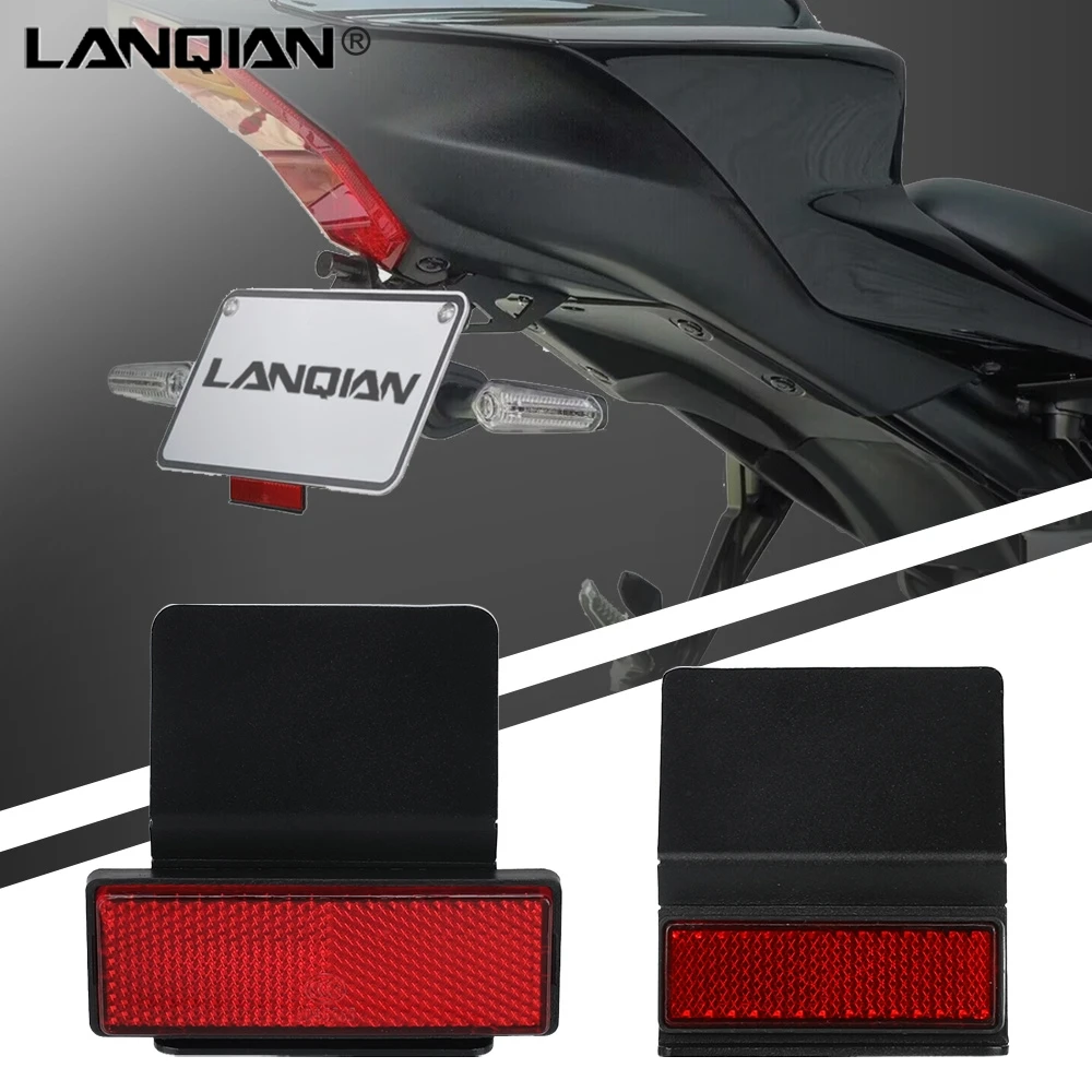 

Universal Motorcycle License Plate Holder Parts Tail Reflector For Yamaha Tenere 700 Tenere700 t700 t7 T7 xtz 700 2022 2023 2024