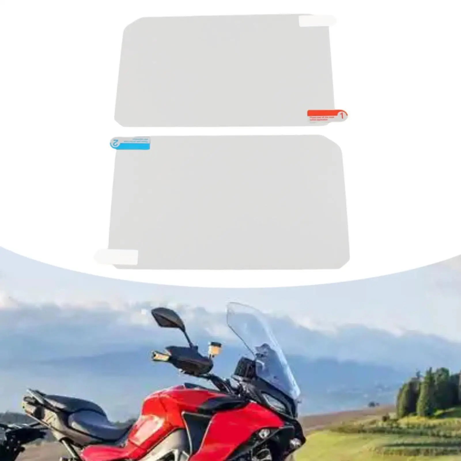 2 protetores de tela para painel de instrumentos de motocicleta