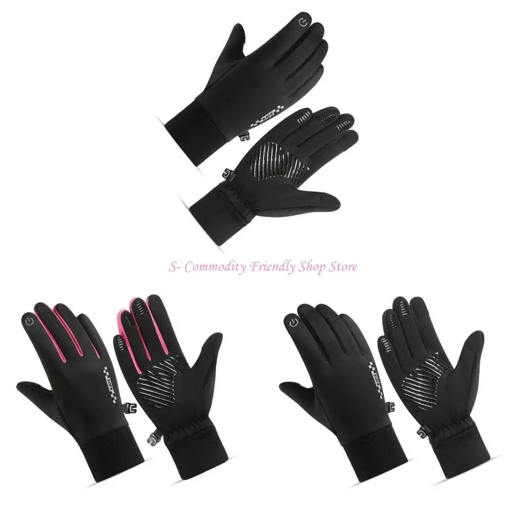 

85AE Children Soft Fleece Gloves Comfortable Elastic For Cold Weather Adventure
