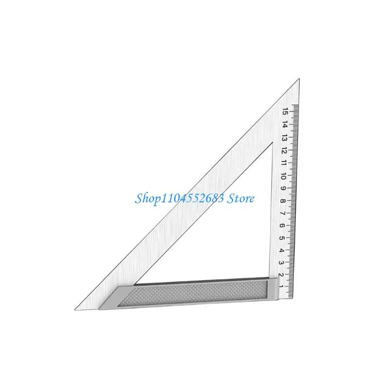 

Y6GD 150/200/300mm Square Ruler Right Angled 90 Degree Turning Rule Woodworking