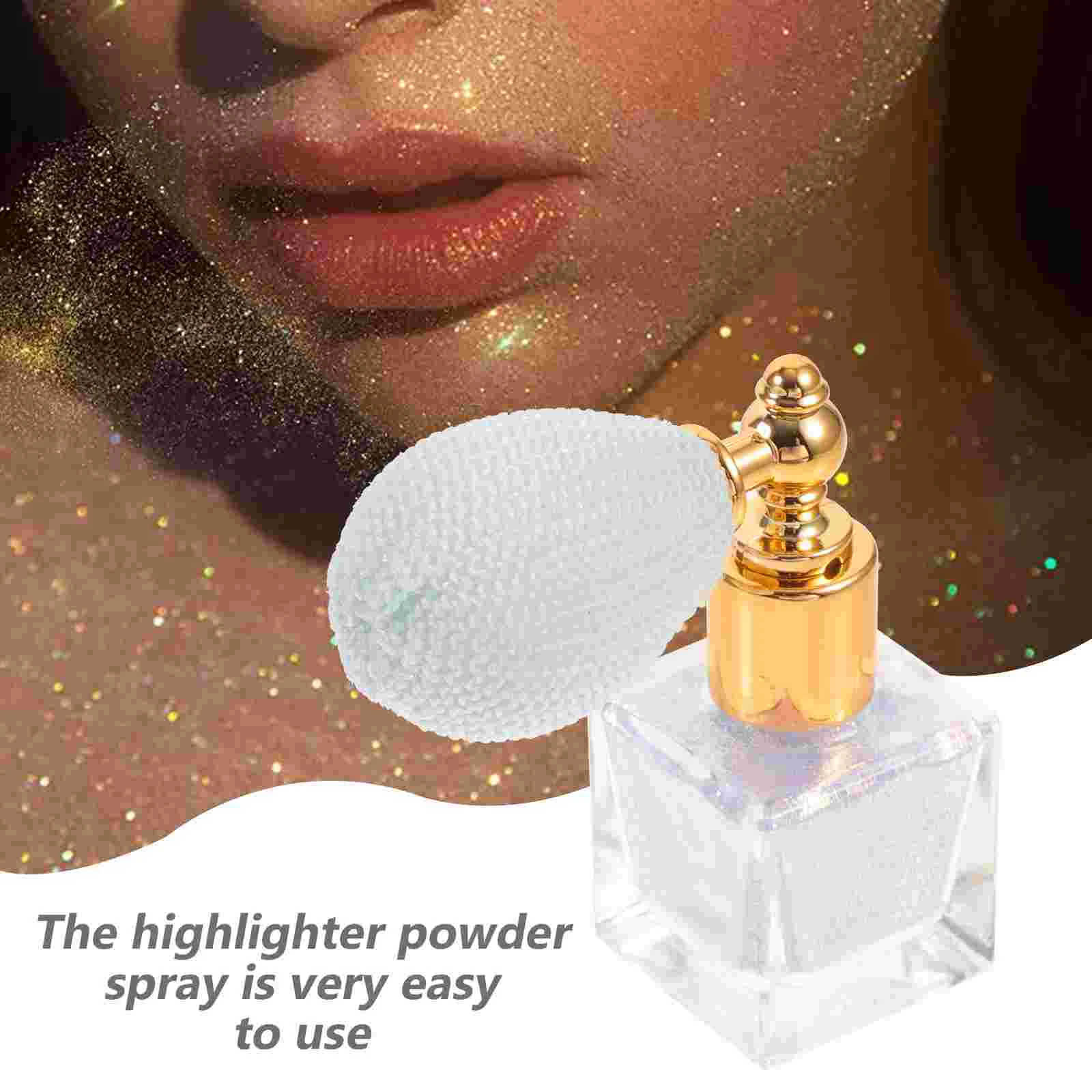 Body Glitter Spray Clothes Highlighter Hair Mist Bottle Nail Face Powder Make Makeup Pine pollens